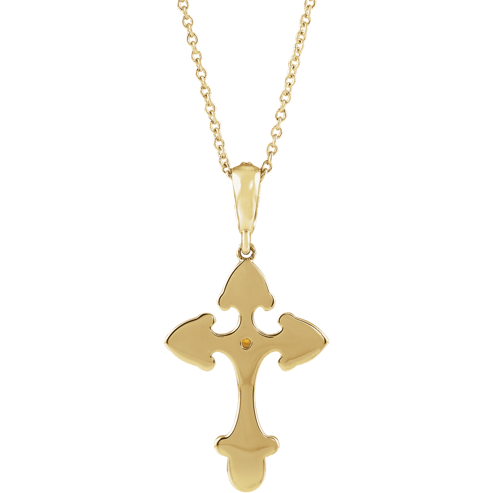 The Crowned Cross Necklace