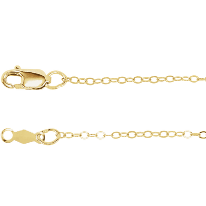 Women's Flat Cable Chain Necklace