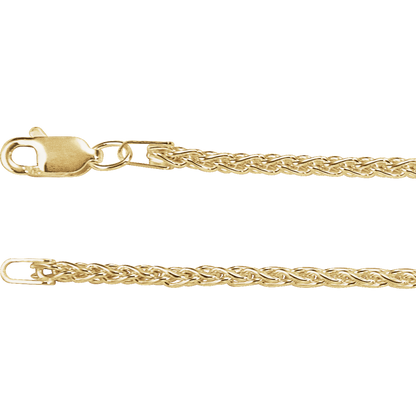 Men's Wheat Chain Necklace
