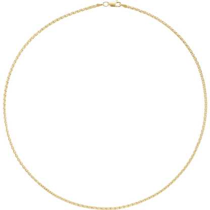 Men's Wheat Chain Necklace