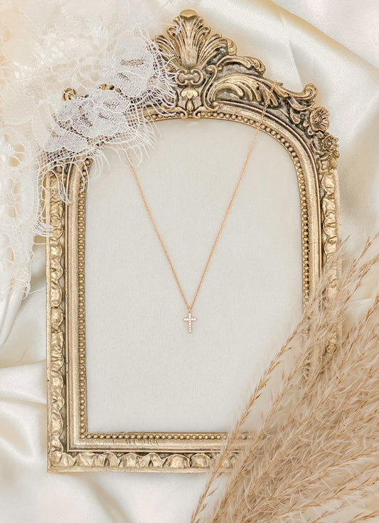 Cross of Grace Diamond Necklace