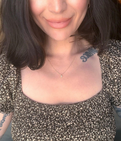 Cross of Grace Diamond Necklace