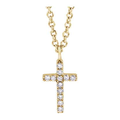 Cross of Grace Diamond Necklace