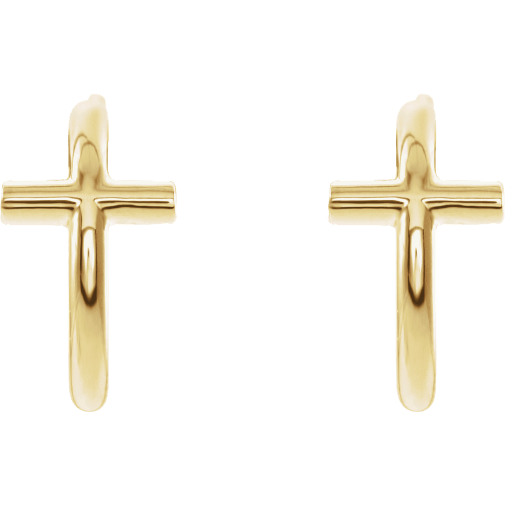 Cross of Grace Hoops