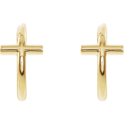 Cross of Grace Hoops