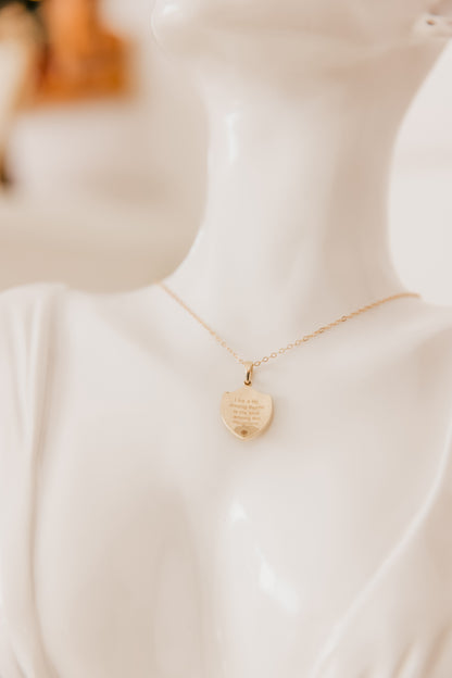 The Esther Shield Pendant