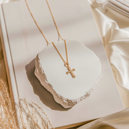 The Mary Cross Necklace