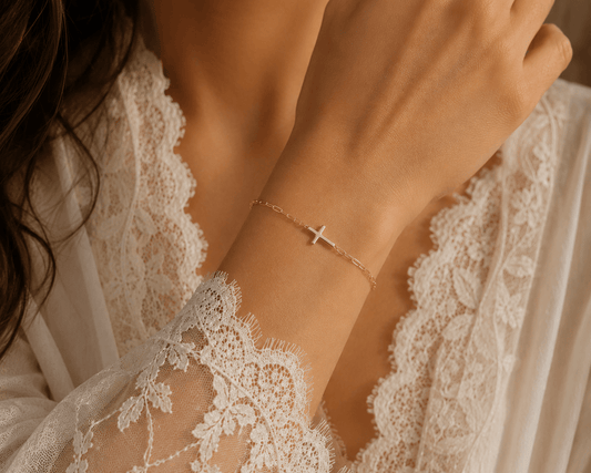 The Abide Cross Bracelet