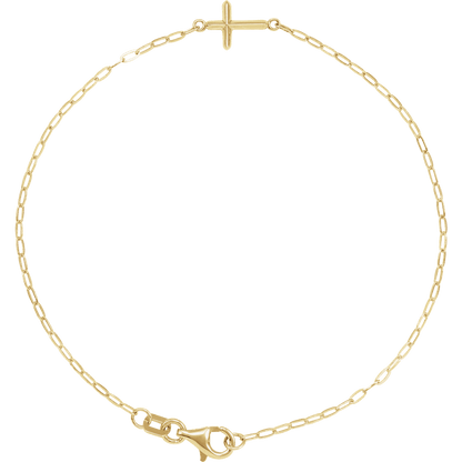 The Abide Cross Bracelet