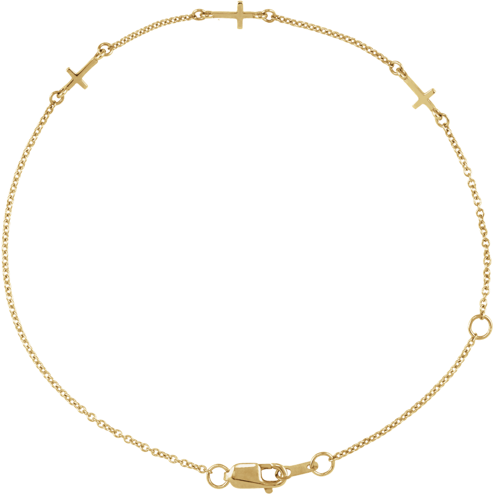 The Faithful Cross Bracelet