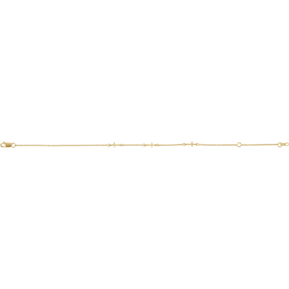 The Faithful Cross Bracelet