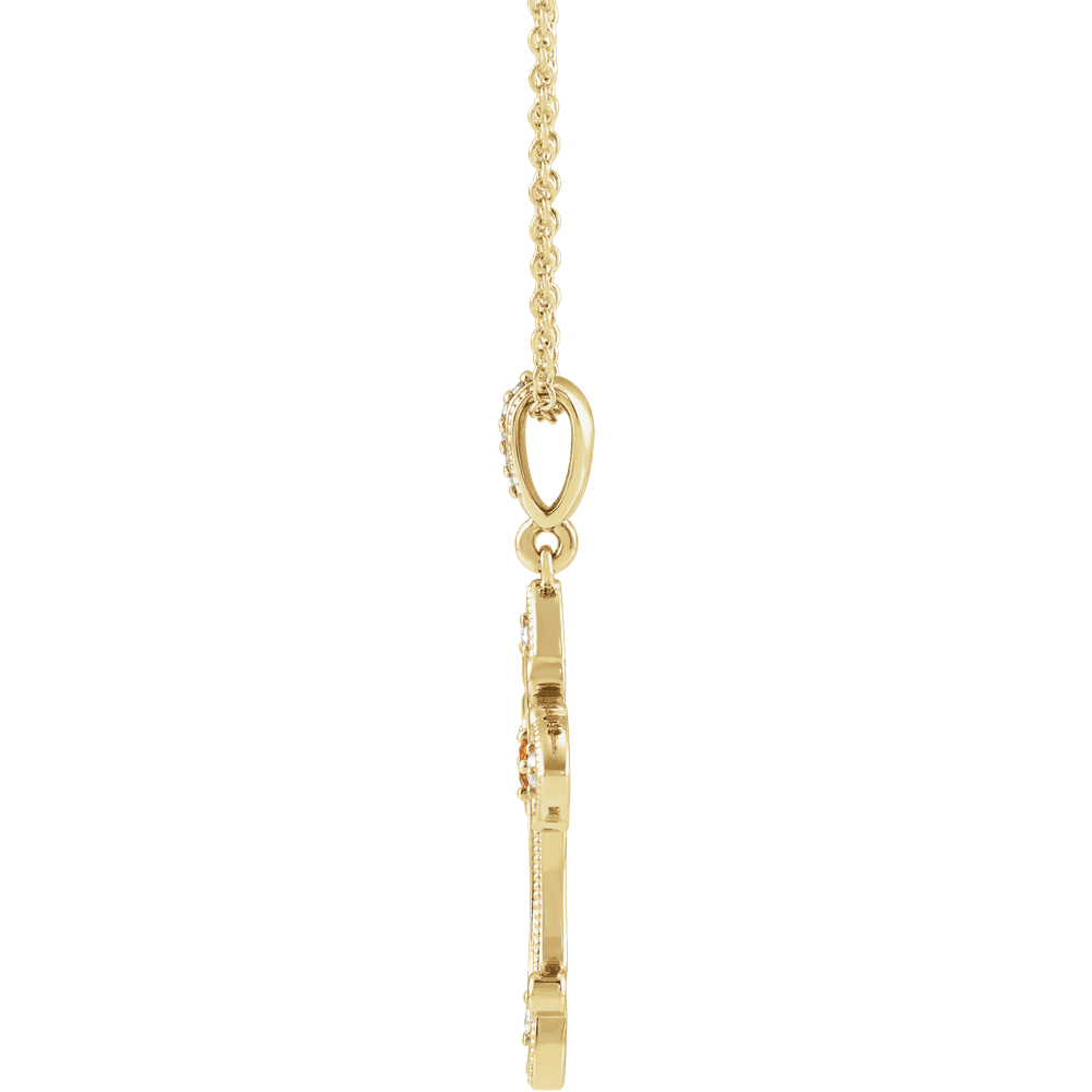 The Crowned Cross Necklace