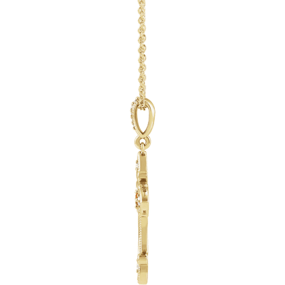 The Crowned Cross Necklace