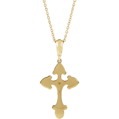 The Crowned Cross Necklace