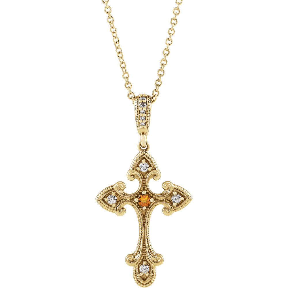 The Crowned Cross Necklace