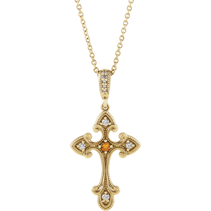 The Crowned Cross Necklace